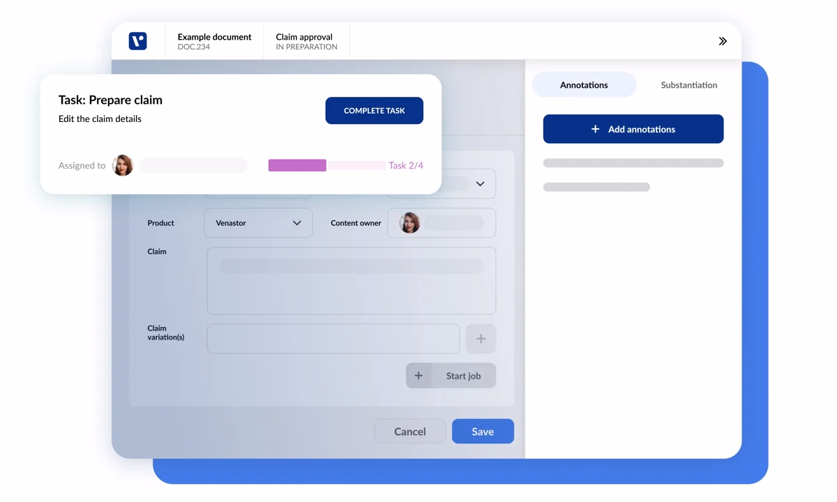 improvedcontent-claims&evidence mgrt
